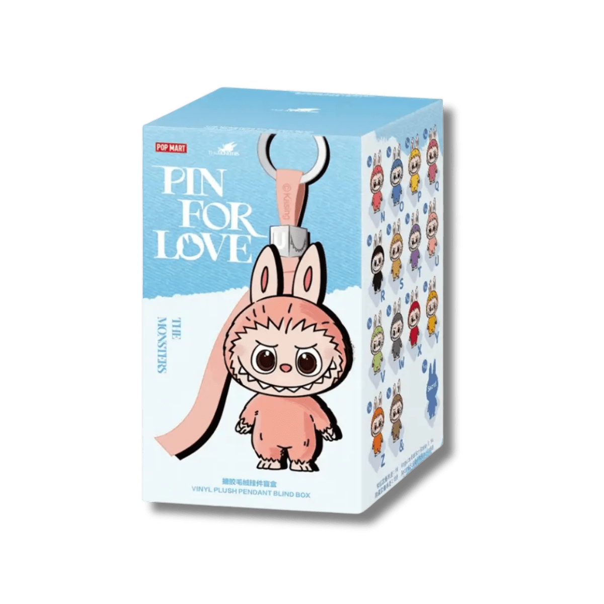 POP MART - Labubu The Monster Pin for Love (N-Z) - KICKOMI