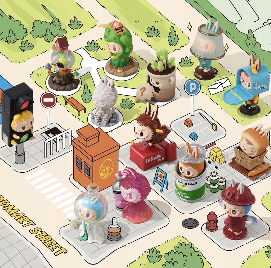 POP MART - Labubu THE MONSTERS Almost Hidden Series Figures | Blind Box Figurka Kolekcjonerska - KICKOMI