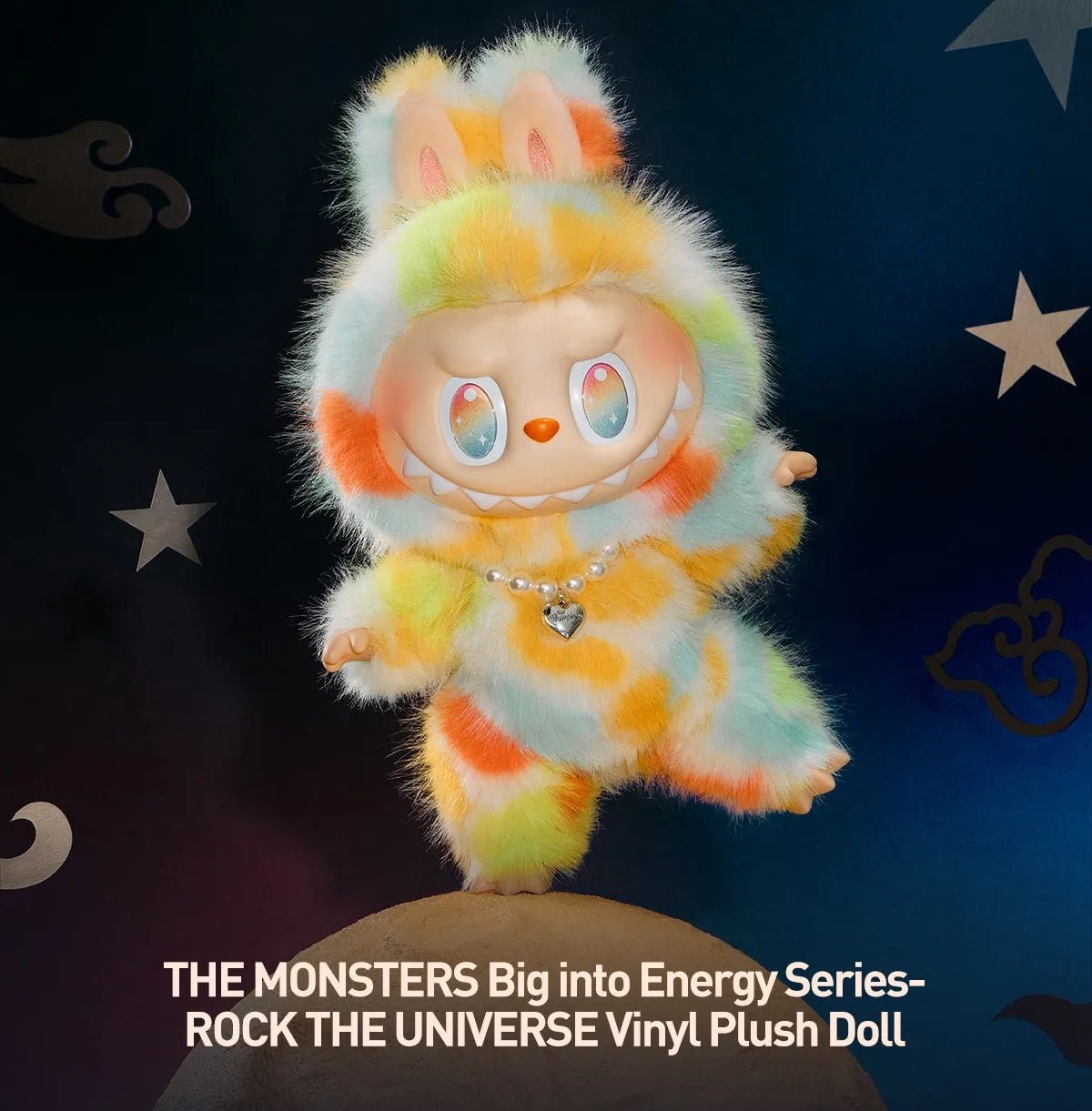 POP MART - Labubu THE MONSTERS Big Into Energy Rock The Universe Plush Doll | Blind Box Brelok - KICKOMI