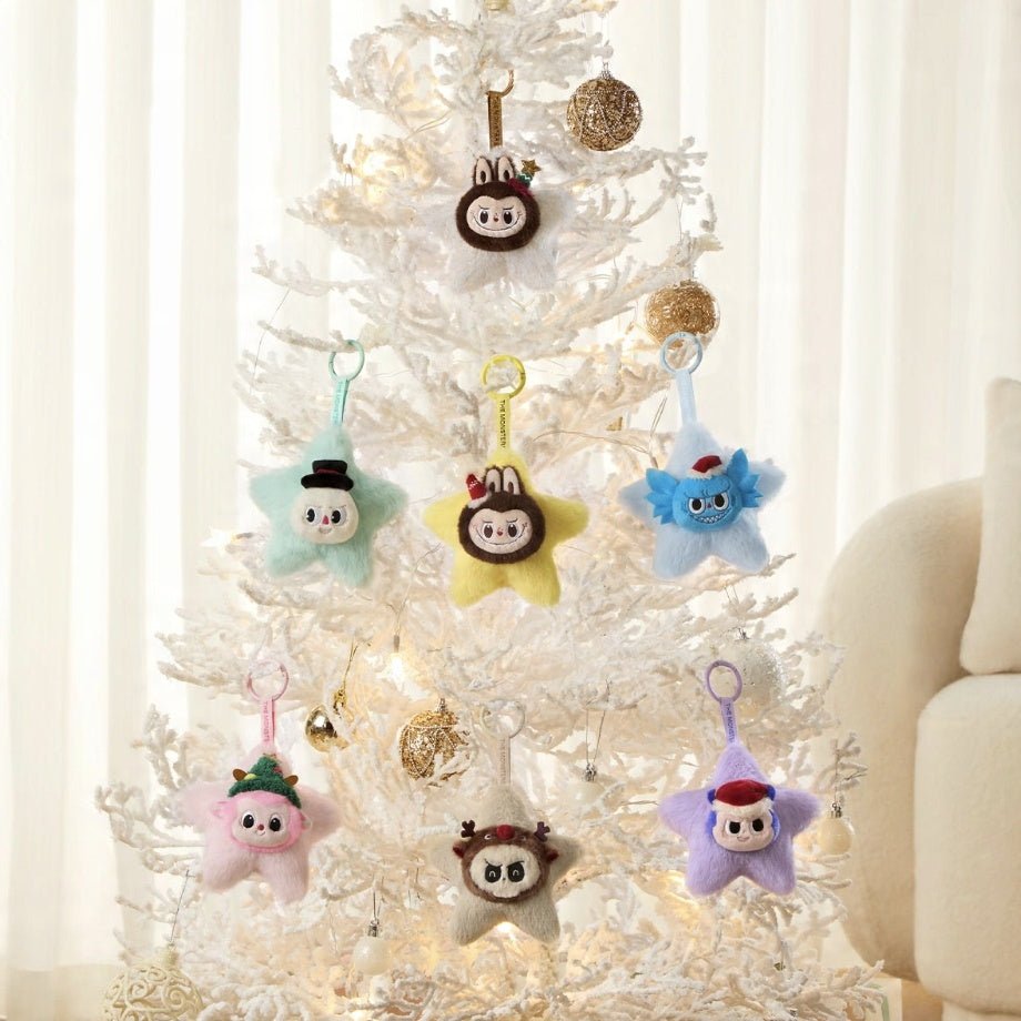 POP MART - Labubu THE MONSTERS Classic Series Sparkly Plush Pendant | Blind Box Figurka Kolekcjonerska - KICKOMI