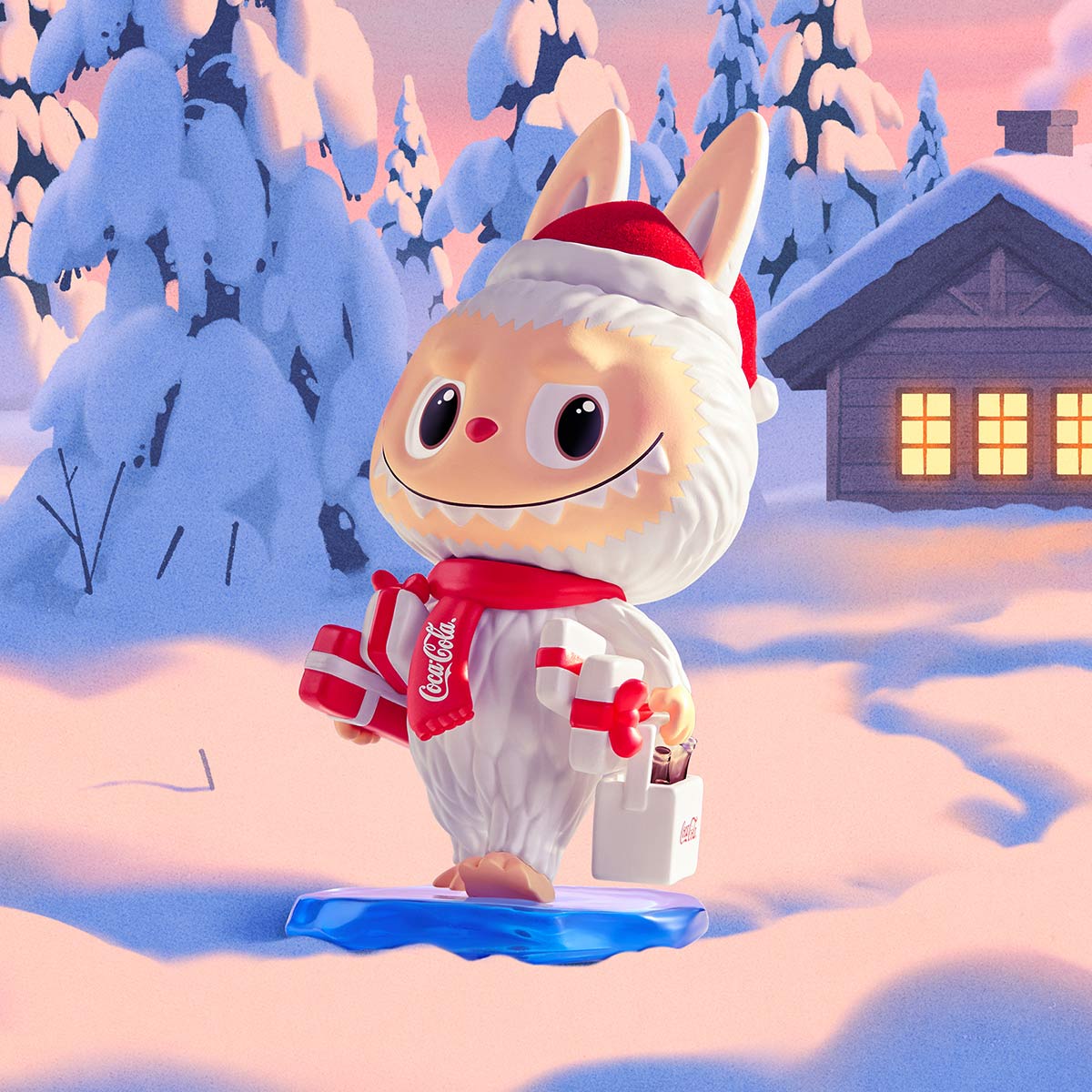 POP MART - Labubu THE MONSTERS Coca - Cola Series | Blind Box Figurka Kolekcjonerska - KICKOMI