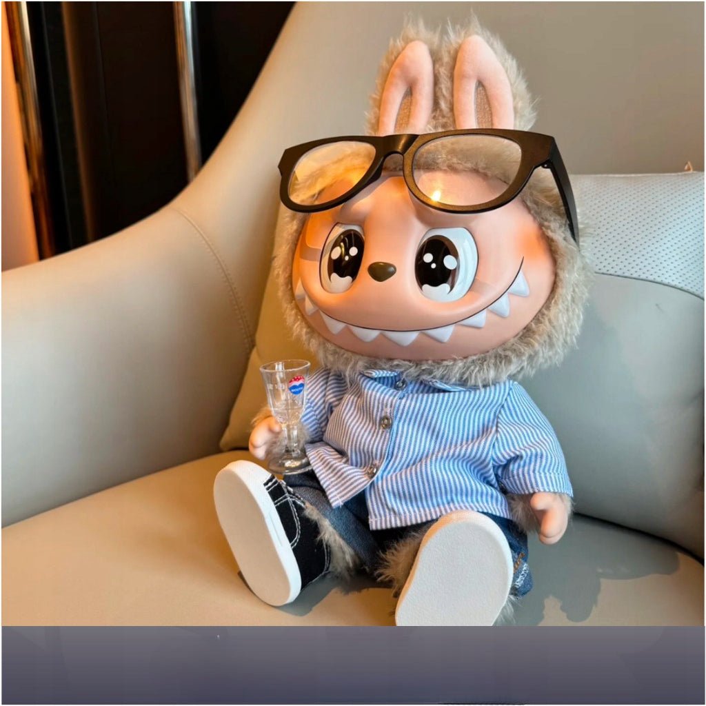 POP MART - Labubu THE MONSTERS - FLIP WITH ME Vinyl Plush Doll | 40cm Figurka Kolekcjonerska - KICKOMI