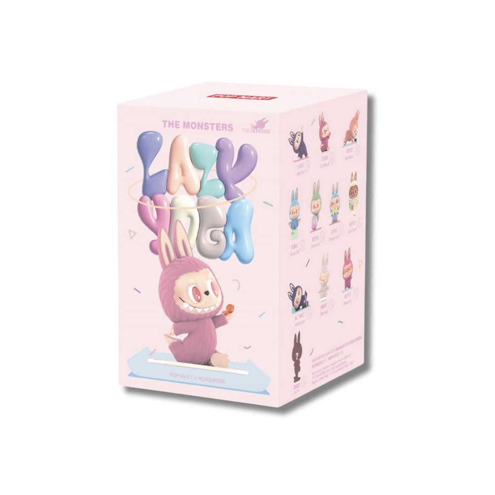 POP MART - Labubu THE MONSTERS Lazy Yoga Seria Figurek | Blind Box Figurka Kolekcjonerska - KICKOMI