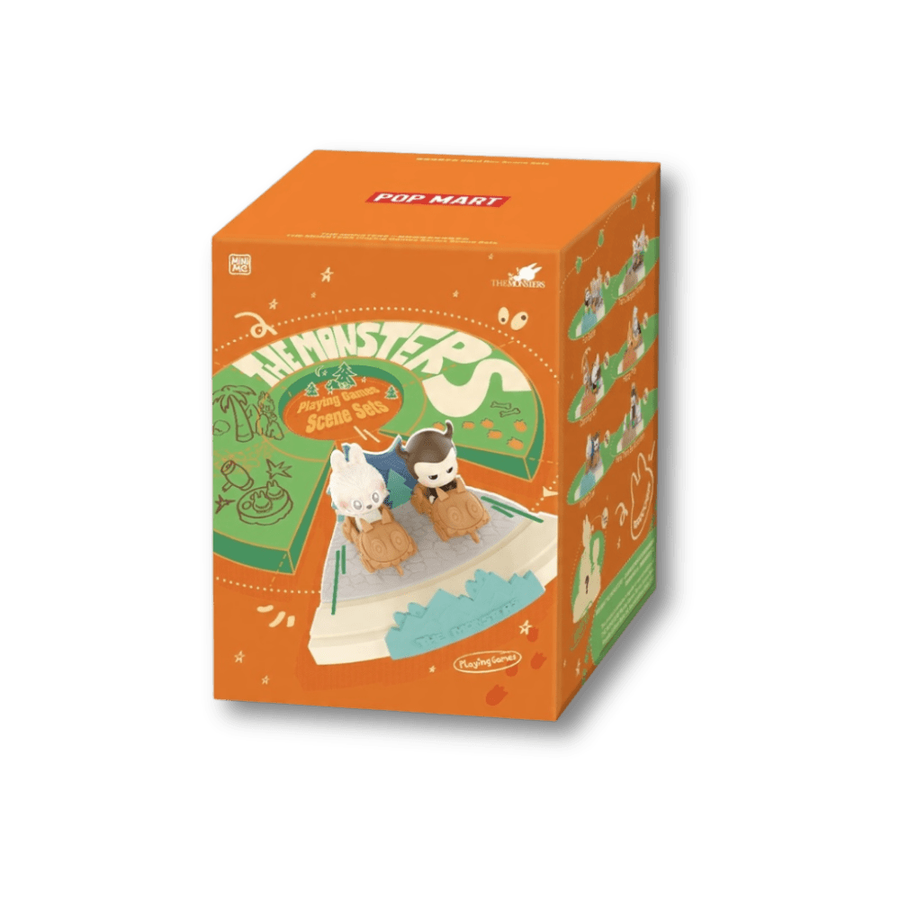 POP MART - Labubu THE MONSTERS Playing Games Series Scene | Blind Box Figurka Kolekcjonerska - KICKOMI