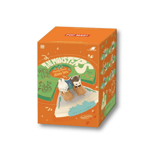 POP MART - Labubu THE MONSTERS Playing Games Series Scene | Blind Box Figurka Kolekcjonerska - KICKOMI