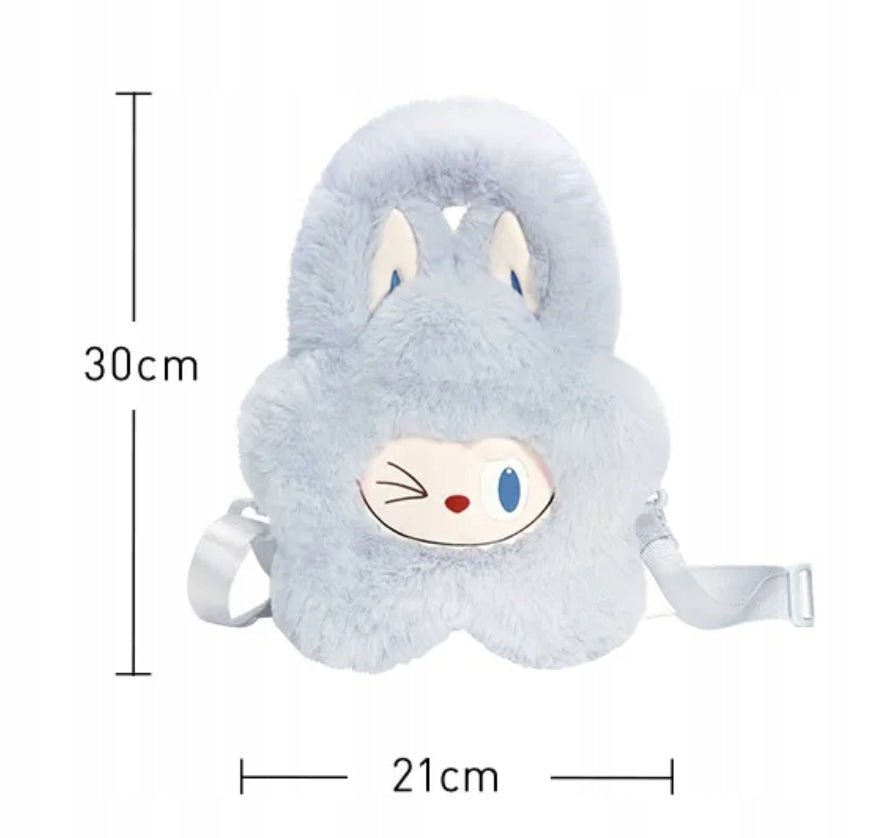 POP MART - Labubu THE MONSTERS Plush Flower Bag Blue Niebeiska | Torebka - KICKOMI