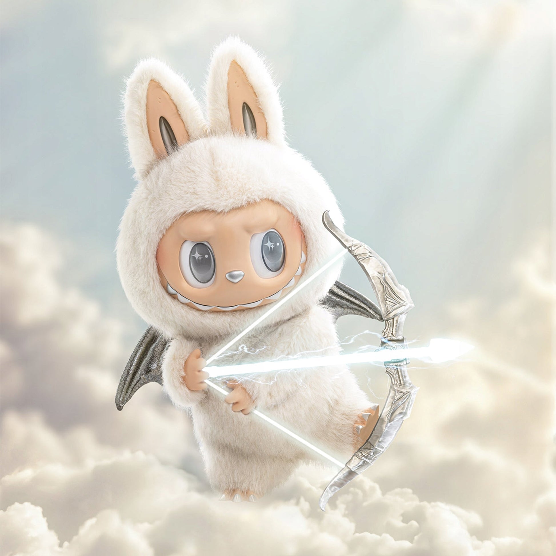POP MART - Labubu THE MONSTERS Zimomo Angel in Clouds | 58cm Figurka Kolekcjonerska - KICKOMI