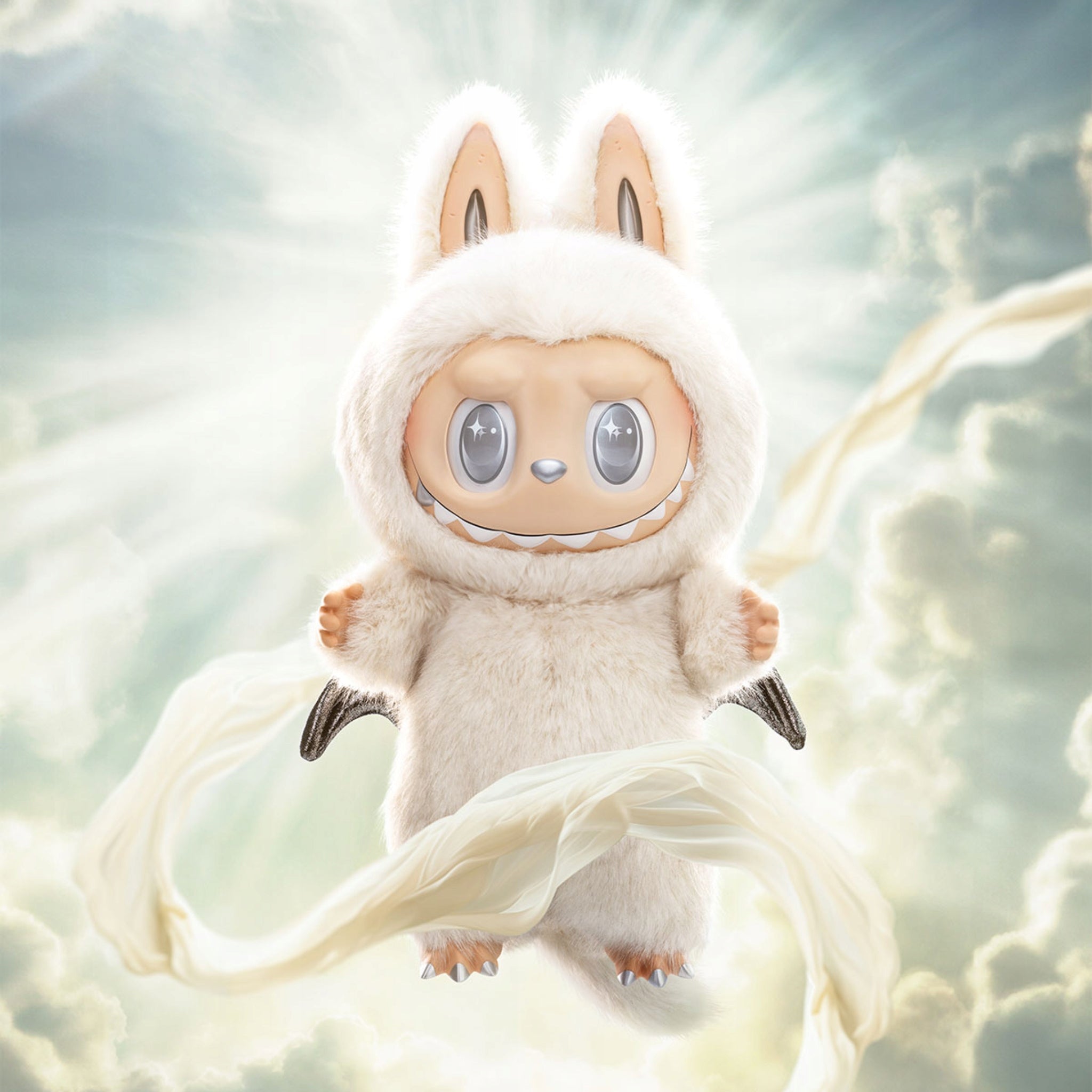POP MART - Labubu THE MONSTERS Zimomo Angel in Clouds | 58cm Figurka Kolekcjonerska - KICKOMI