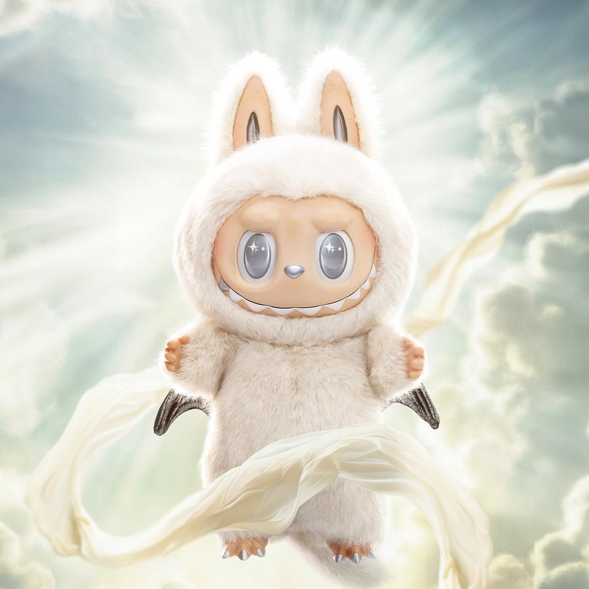 POP MART - Labubu THE MONSTERS Zimomo Angel in Clouds | 58cm Figurka Kolekcjonerska - KICKOMI