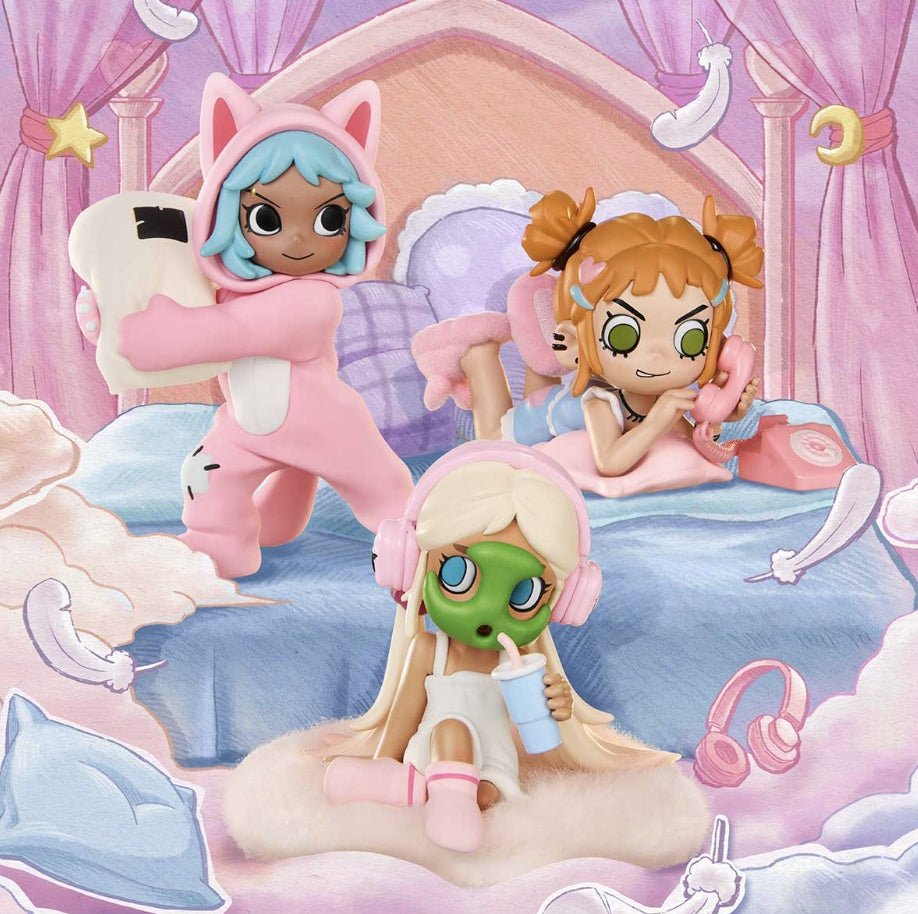 POP MART - Lil Peach Riot Sleepover Series Figures | Blind Box Figurka Kolekcjonerska - KICKOMI