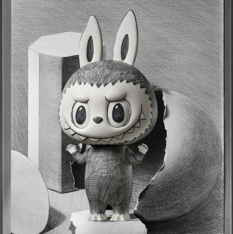 POP MART - MEGA LABUBU 400% Sketch Limited Edition | Figurka Kolekcjonerska - KICKOMI