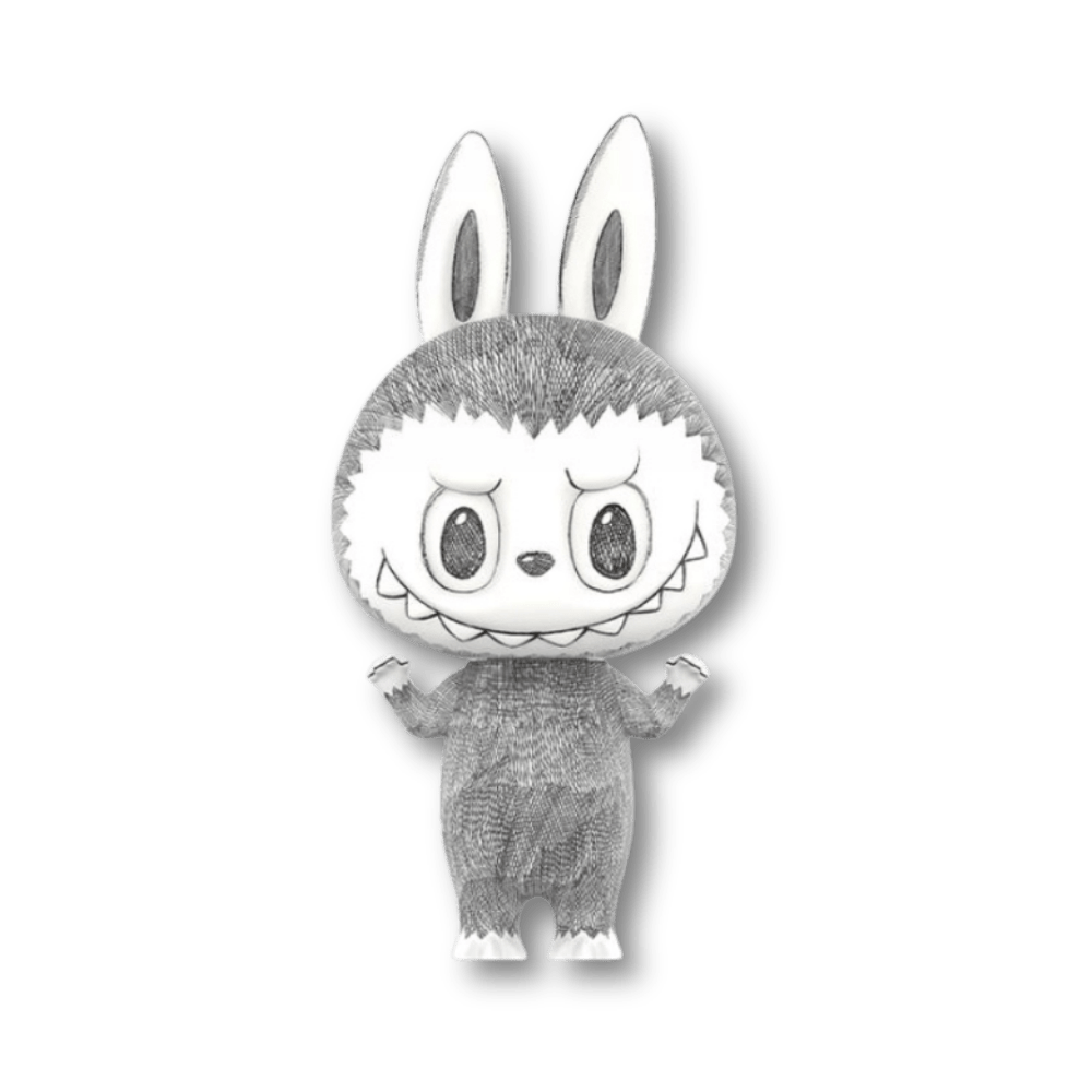 POP MART - MEGA LABUBU 400% Sketch Limited Edition | Figurka Kolekcjonerska - KICKOMI