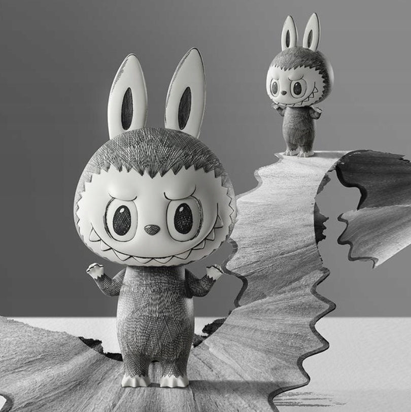 POP MART - MEGA LABUBU 400% Sketch Limited Edition | Figurka Kolekcjonerska - KICKOMI