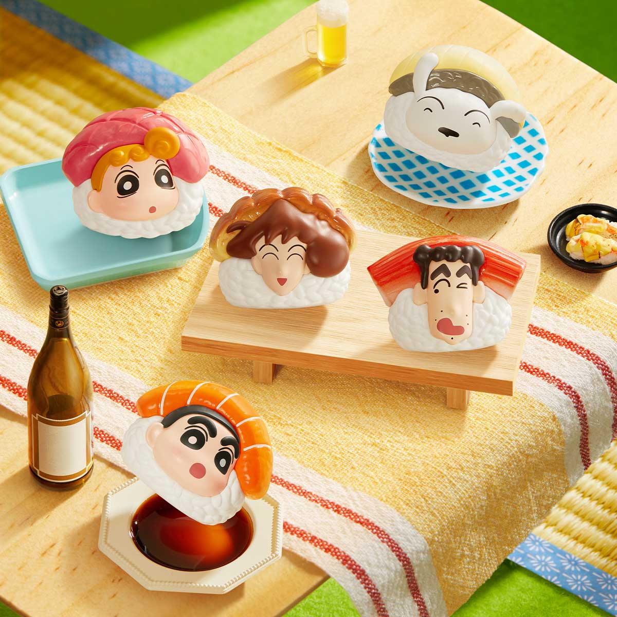 POP MART - Original Pop Mart POP BEAN SUSHI (5 PCS Per Pack) | Blind Box Figurka Kolekcjonerska - KICKOMI