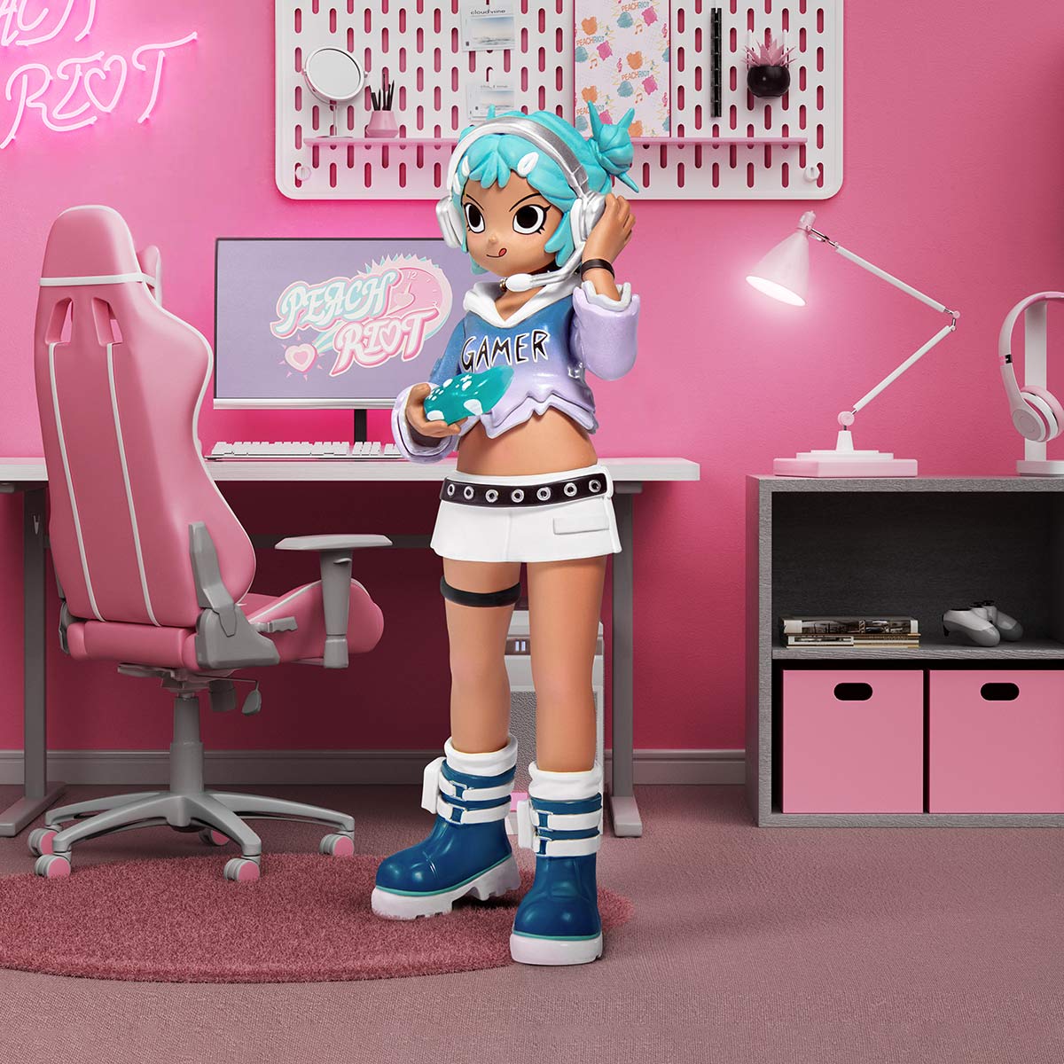 POP MART - Peach Riot Rush Hour - KICKOMI