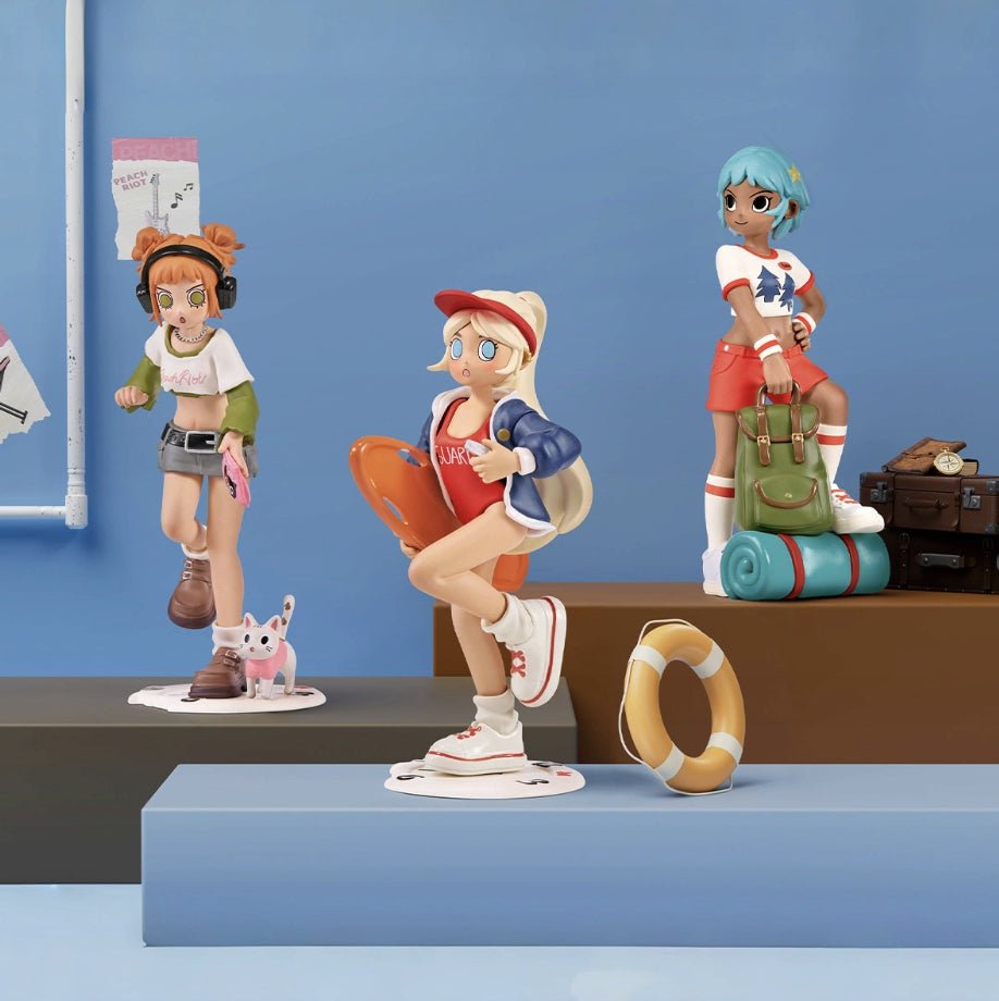 POP MART - Peach Riot Rush Hour Series Figures | Blind Box Figurka Kolekcjonerska - KICKOMI