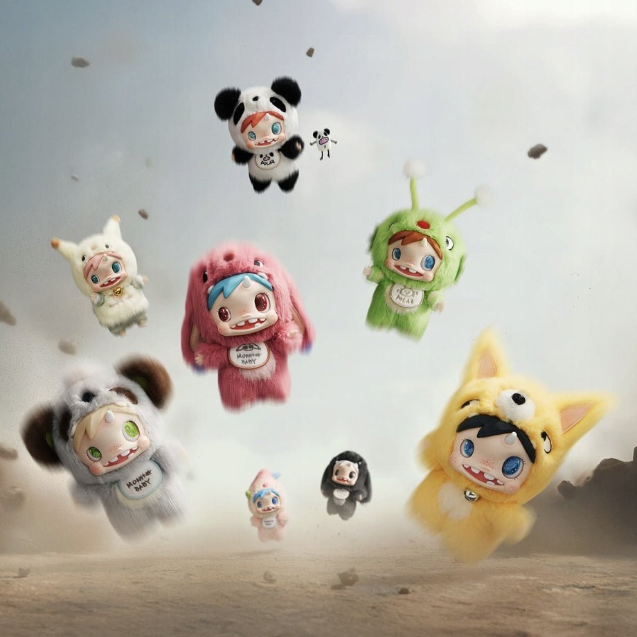 POP MART - POLAR Monster Baby Collection Series Plush Pendant Ver.1 | Blind Box Brelok - KICKOMI