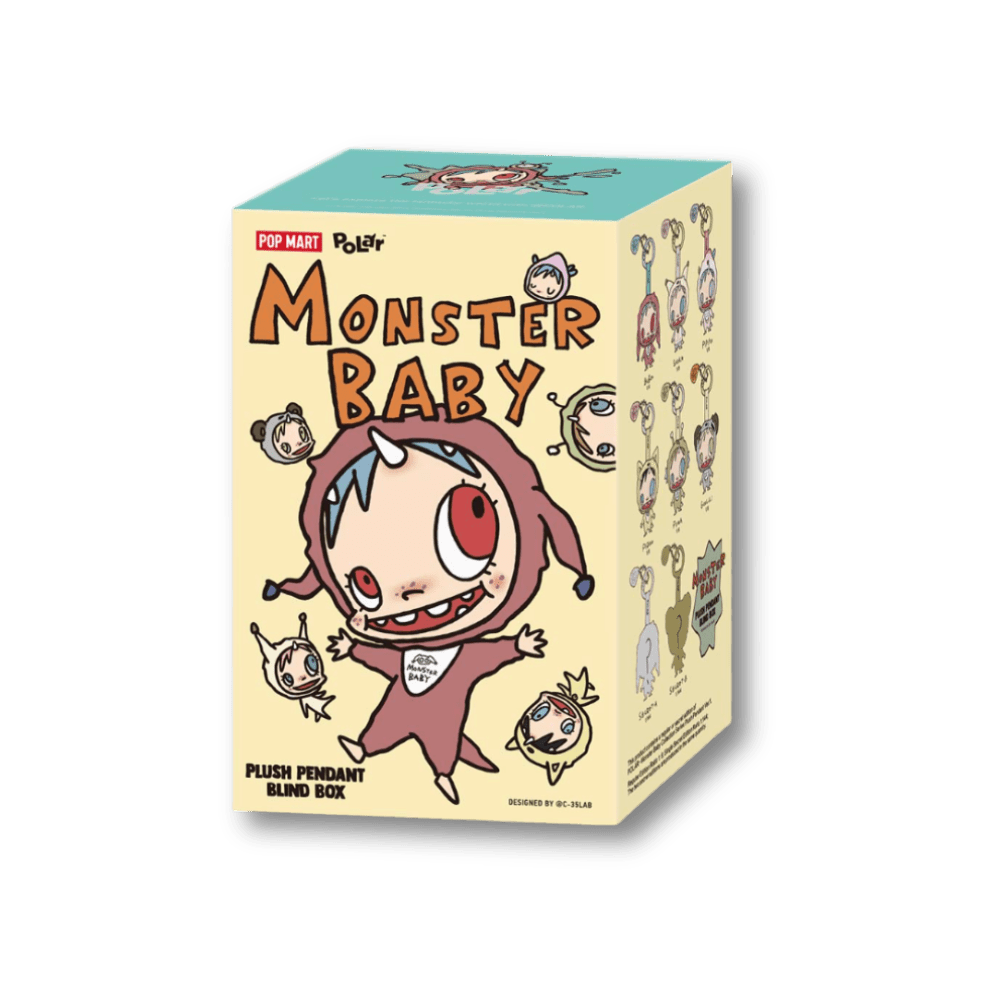 POP MART - POLAR Monster Baby Collection Series Plush Pendant Ver.1 | Blind Box Brelok - KICKOMI