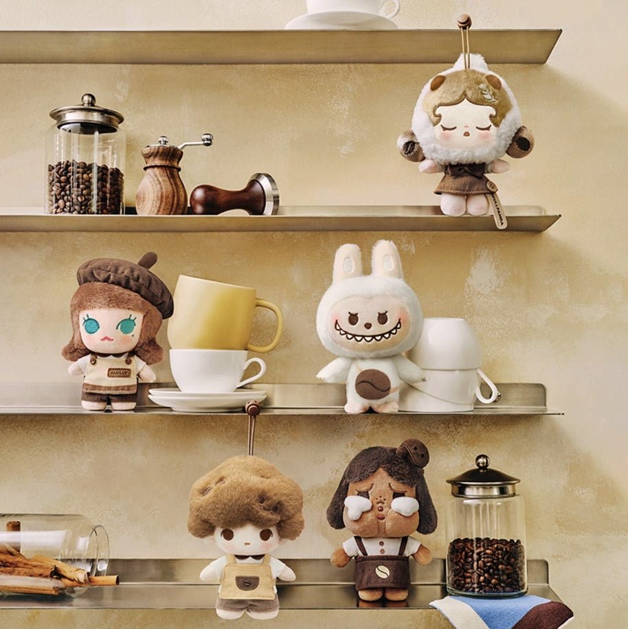 POP MART - POP BEAN Coffee Factory Series - Plush Pendant | Blind Box Brelok - KICKOMI