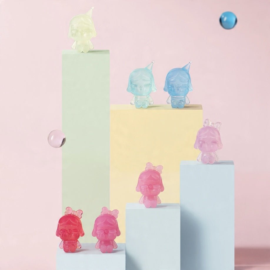 POP MART - POP BEAN CRYBABY MINI FIGURE Gradient set | Blind Box Figurki Kolekcjonerske - KICKOMI