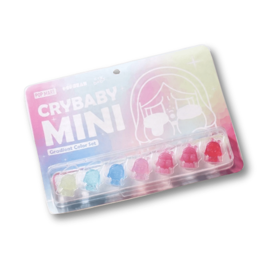 POP MART - POP BEAN CRYBABY MINI FIGURE Gradient set | Blind Box Figurki Kolekcjonerske - KICKOMI