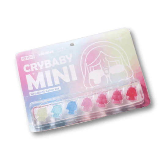 POP MART - POP BEAN CRYBABY MINI FIGURE Gradient set | Blind Box Figurki Kolekcjonerske - KICKOMI