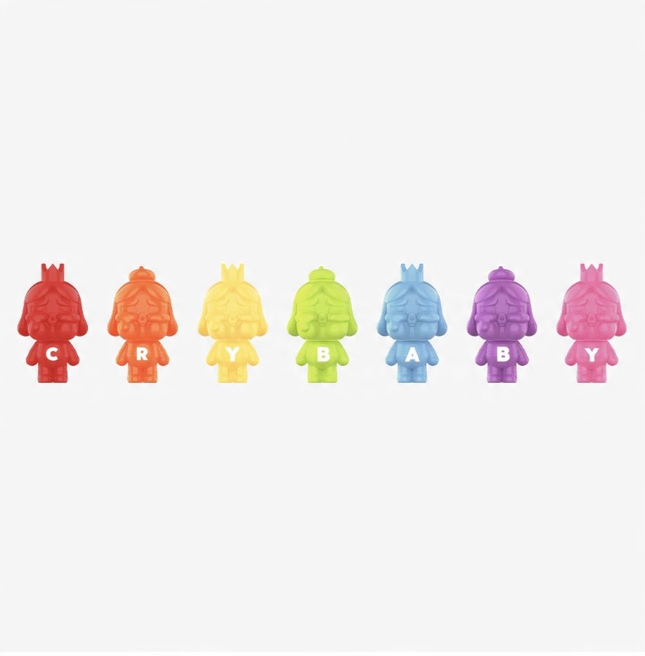 POP MART - POP BEAN CRYBABY MINI FIGURE Rainbow set | Blind Box Figurki Kolekcjonerske - KICKOMI