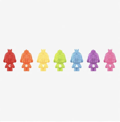 POP MART - POP BEAN CRYBABY MINI FIGURE Rainbow set | Blind Box Figurki Kolekcjonerske - KICKOMI