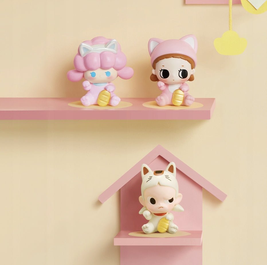 POP MART - POP BEAN Lucky Cat Series | Blind Box Mini Figurka Kolekcjonerska - KICKOMI