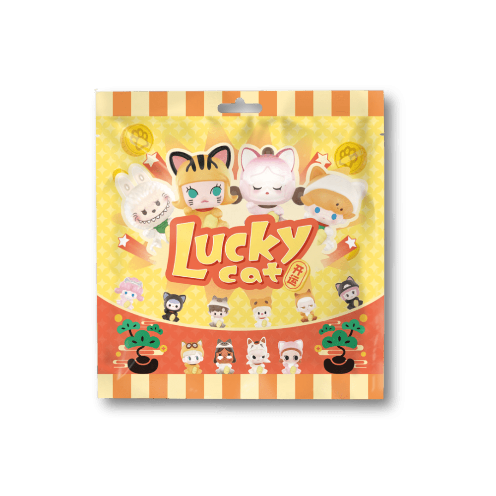 POP MART - POP BEAN Lucky Cat Series | Blind Box Mini Figurka Kolekcjonerska - KICKOMI