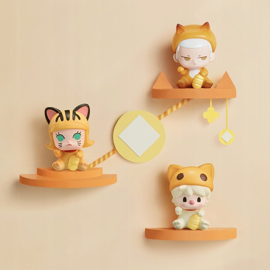 POP MART - POP BEAN Lucky Cat Series | Blind Box Mini Figurka Kolekcjonerska - KICKOMI