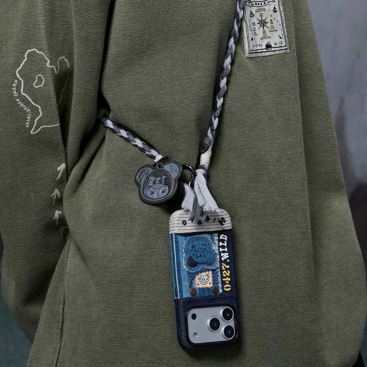 POP MART - Pop Mart Hirono Read Journal Series Phone Lanyard | Blind Box Smycz do telefonu - KICKOMI