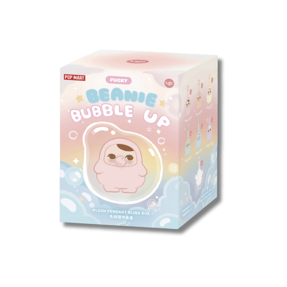POP MART - PUCKY BEANIE BUBBLE UP SERIES - Plush Pendant | Blind Box Brelok - KICKOMI