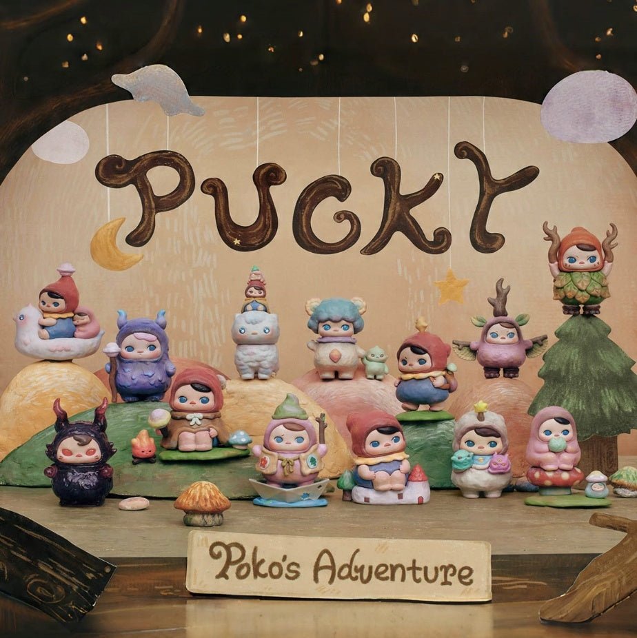 POP MART - PUCKY Poko's Adventure Series Figures | Blind Box Figurka Kolekcjonerska - KICKOMI