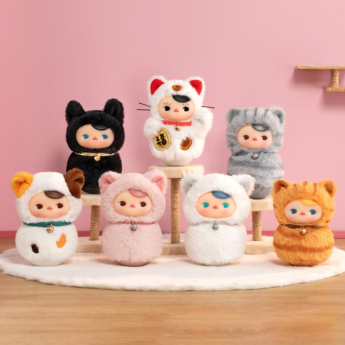 POP MART - PUCKY Roly - Poly Kitty - KICKOMI
