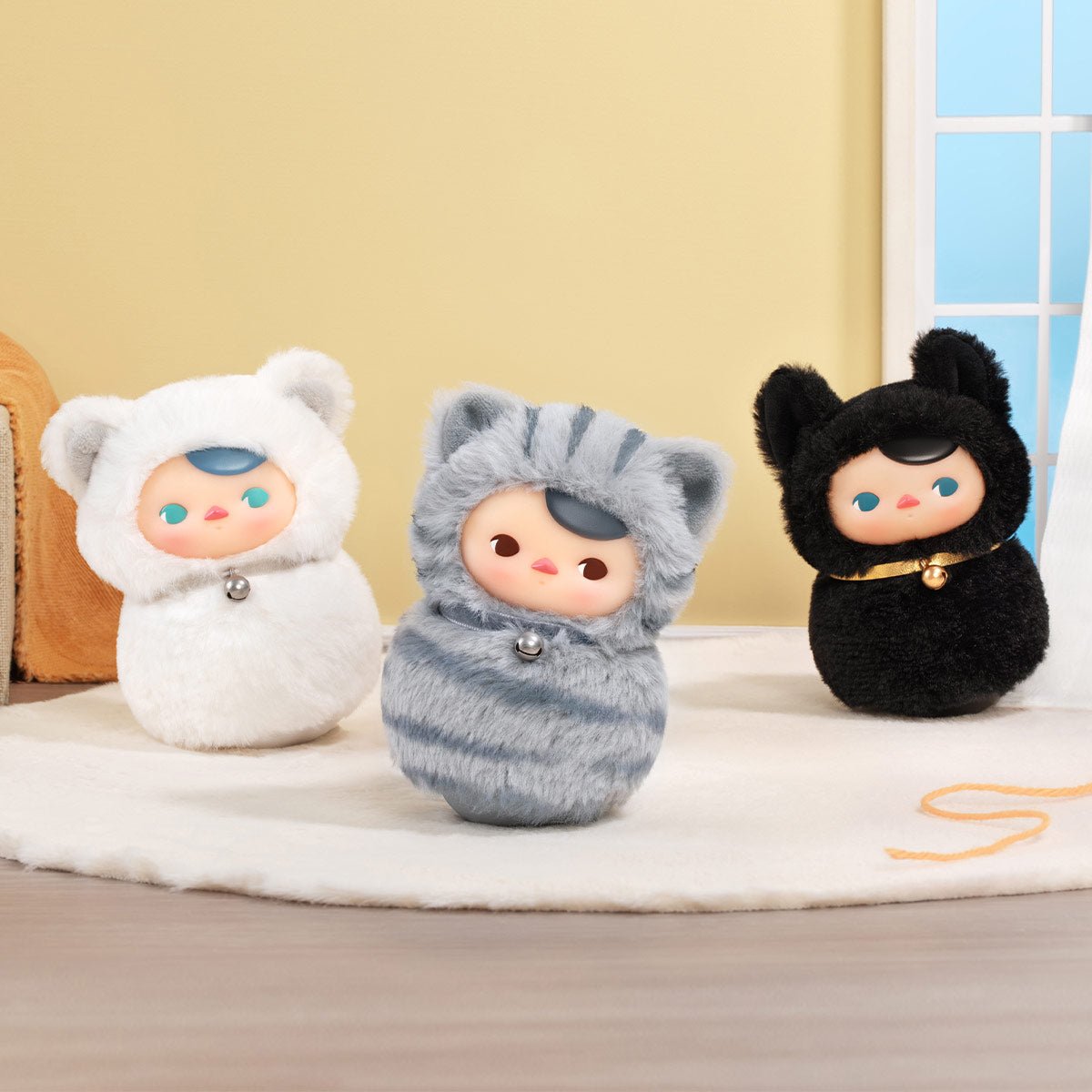 POP MART - PUCKY Roly - Poly Kitty - KICKOMI