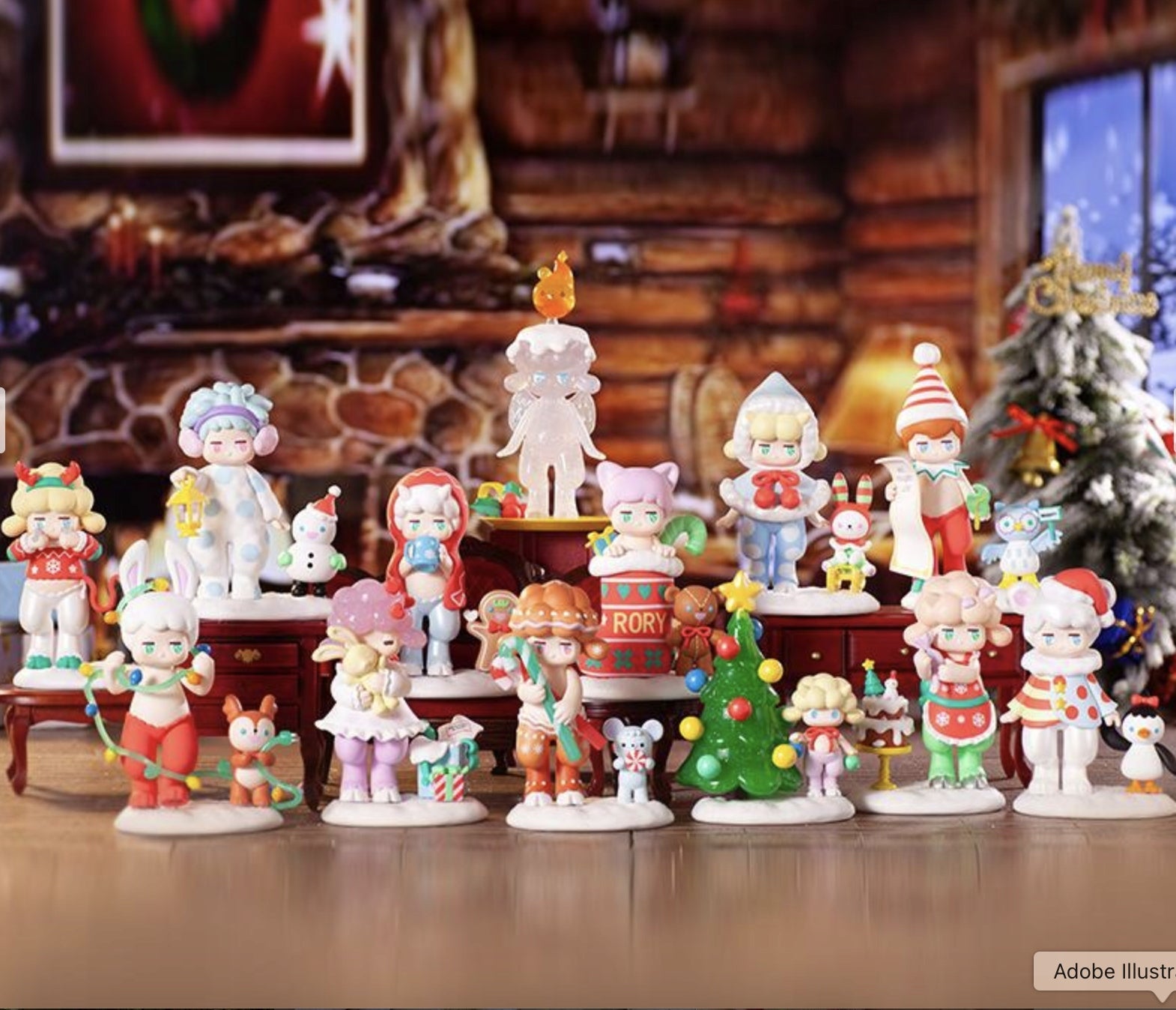 POP MART - Satyr Rory Cozy Winter Time Series Blind for Christmas | Blind Box Figurka Kolekcjonerska - KICKOMI