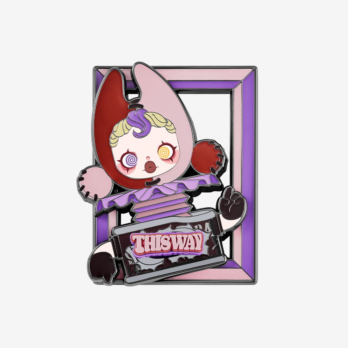 POP MART - SKULLPANDA Image Of Reality Badge - KICKOMI