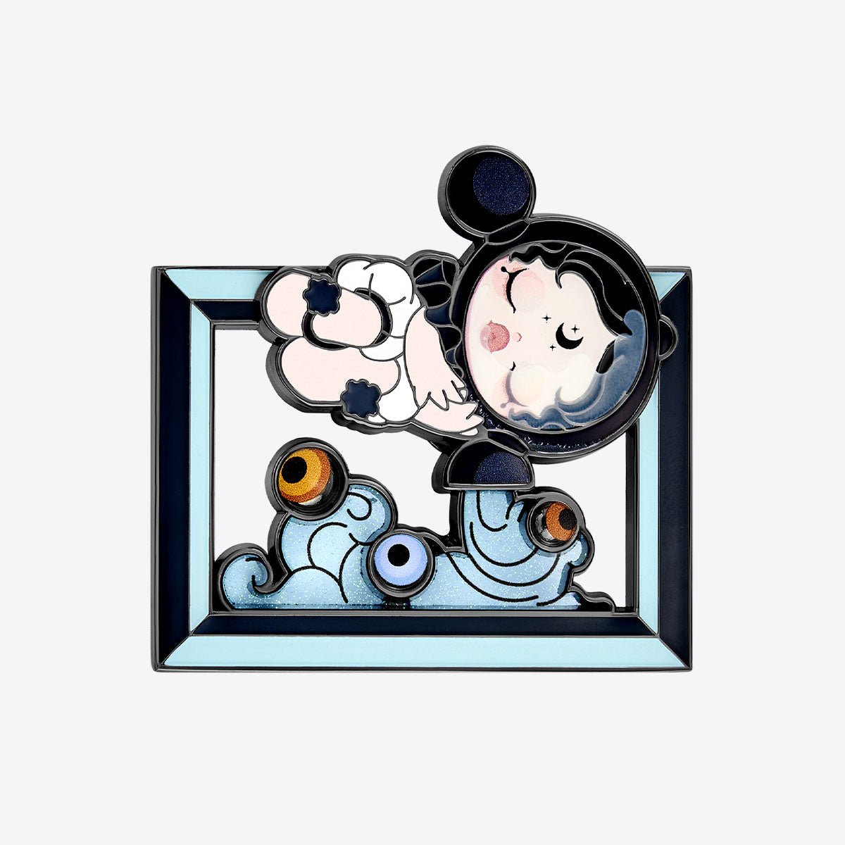 POP MART - SKULLPANDA Image Of Reality Badge - KICKOMI