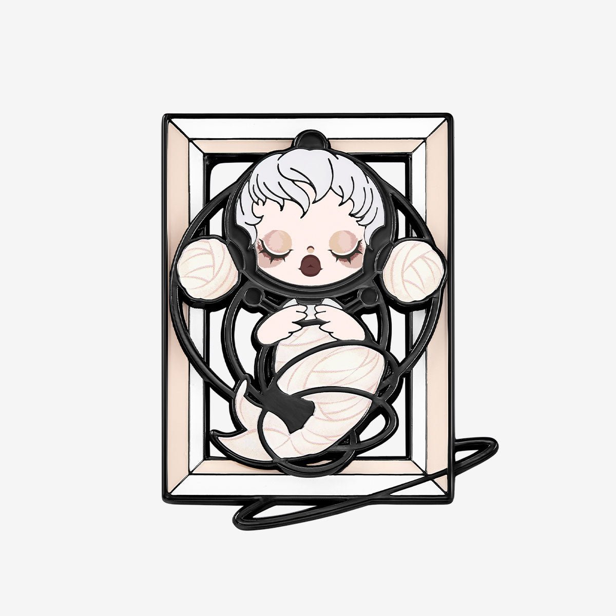 POP MART - SKULLPANDA Image Of Reality Badge - KICKOMI