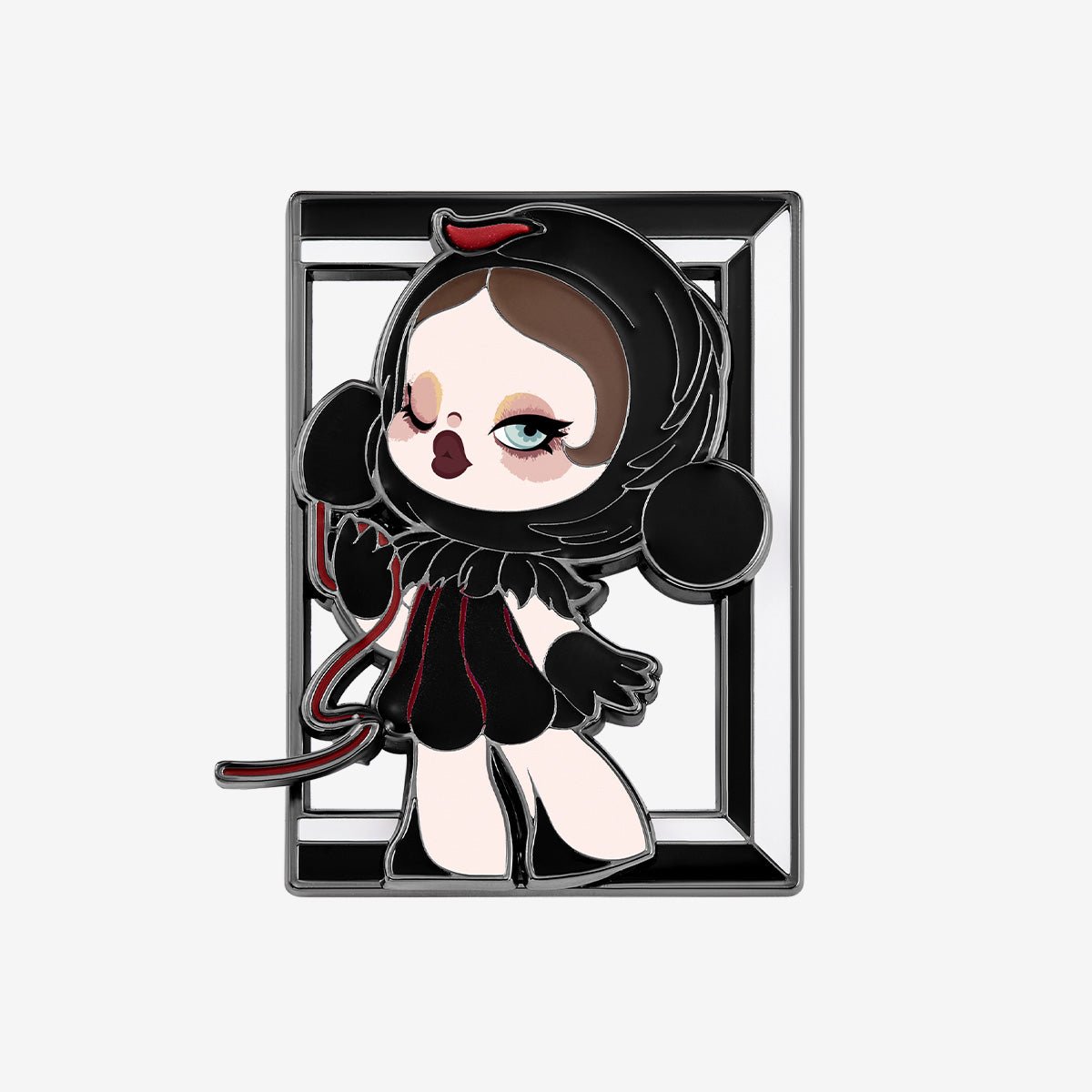 POP MART - SKULLPANDA Image Of Reality Badge - KICKOMI