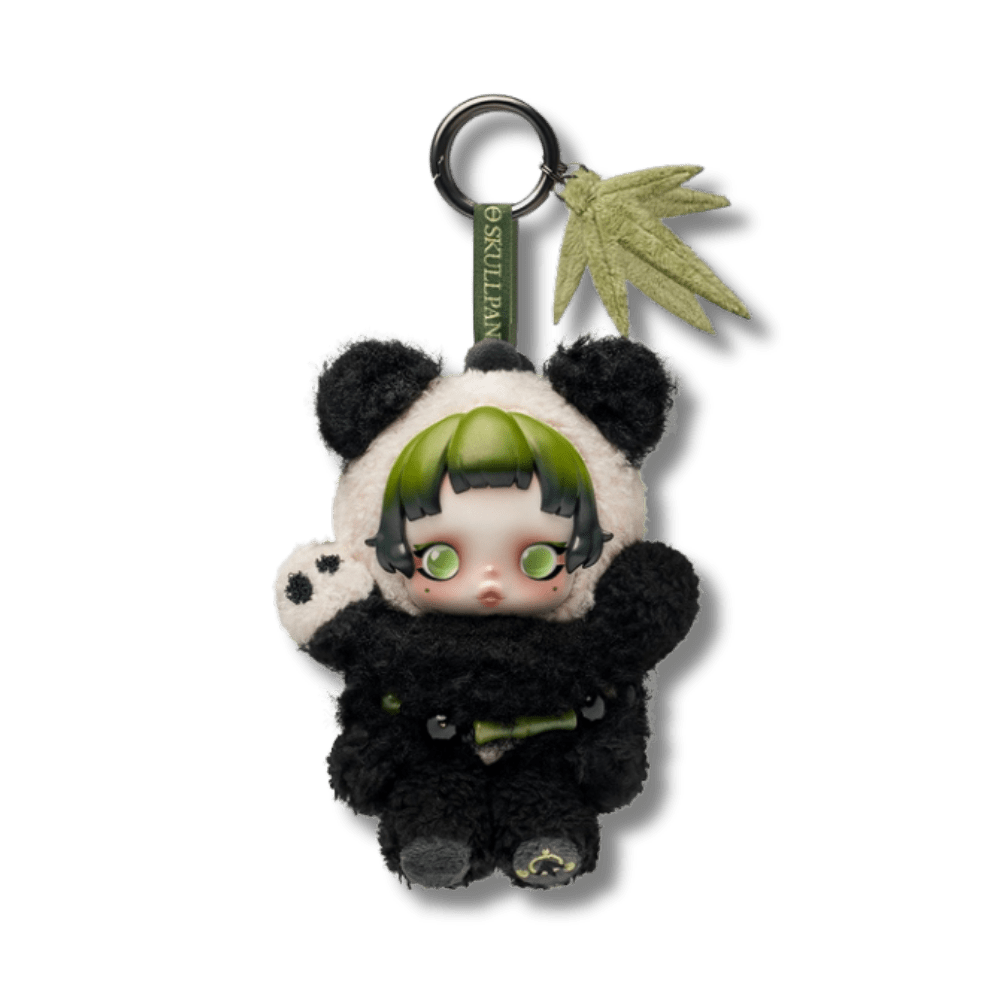 POP MART - SKULLPANDA Lazy Panda Plush Doll Pendant | Brelok - KICKOMI