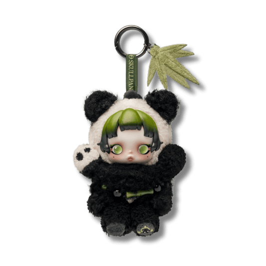 POP MART - SKULLPANDA Lazy Panda Plush Doll Pendant | Brelok - KICKOMI