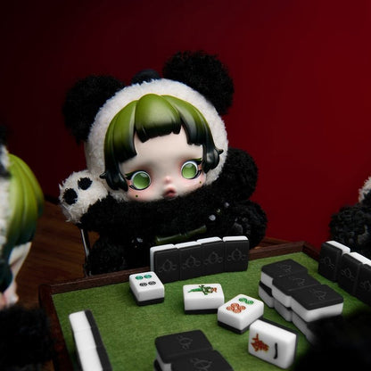 POP MART - SKULLPANDA Lazy Panda Plush Doll Pendant | Brelok - KICKOMI