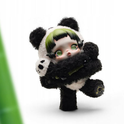 POP MART - SKULLPANDA Lazy Panda Plush Doll Pendant | Brelok - KICKOMI