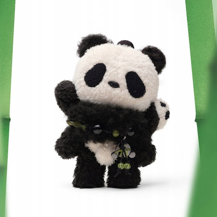 POP MART - SKULLPANDA Lazy Panda Plush Doll Pendant | Brelok - KICKOMI