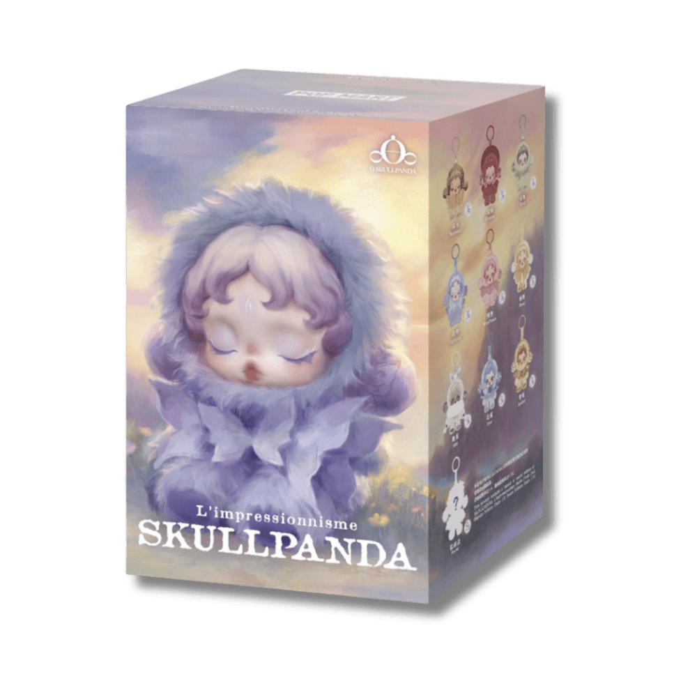 POP MART - SKULLPANDA L'impressionnisme Series Plush Doll | Blind Box Brelok - KICKOMI