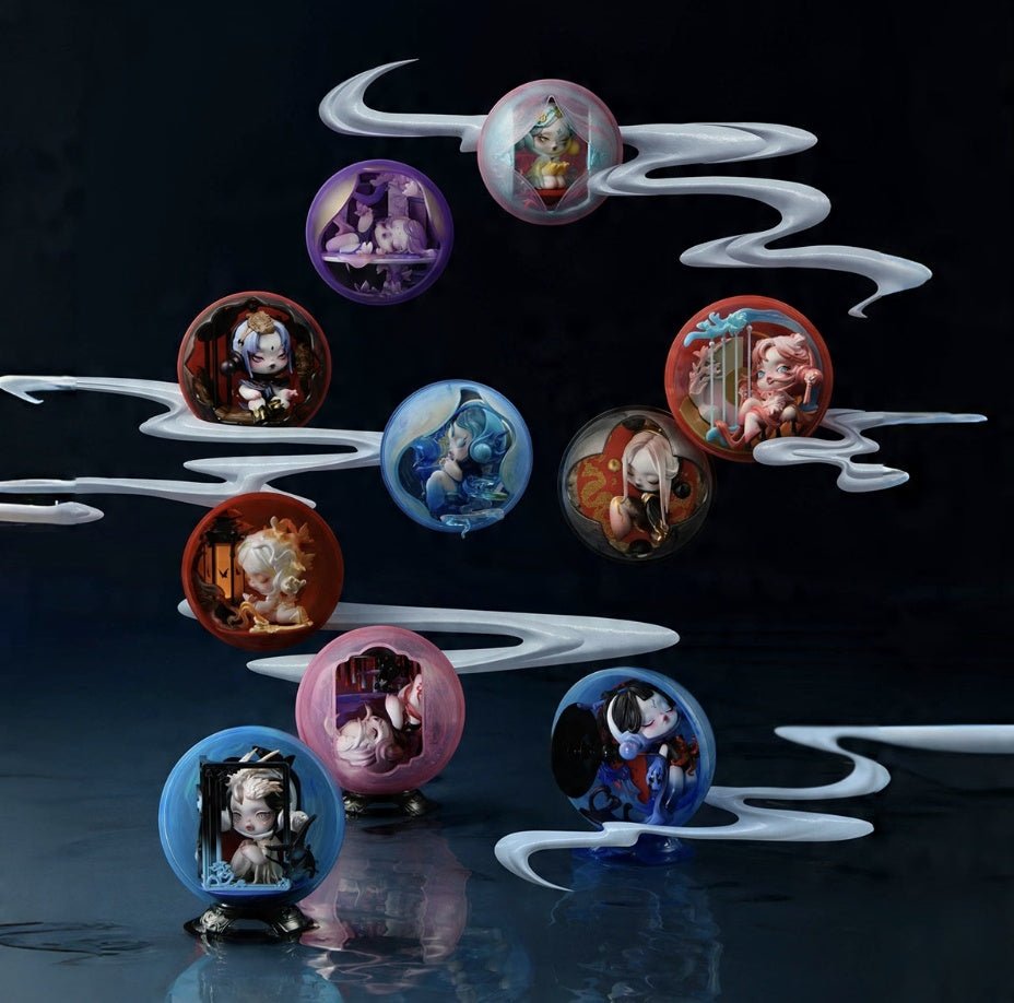 POP MART - SKULLPANDA The Mirage Series Figures | Blind Box Figurka Kolekcjonerska - KICKOMI