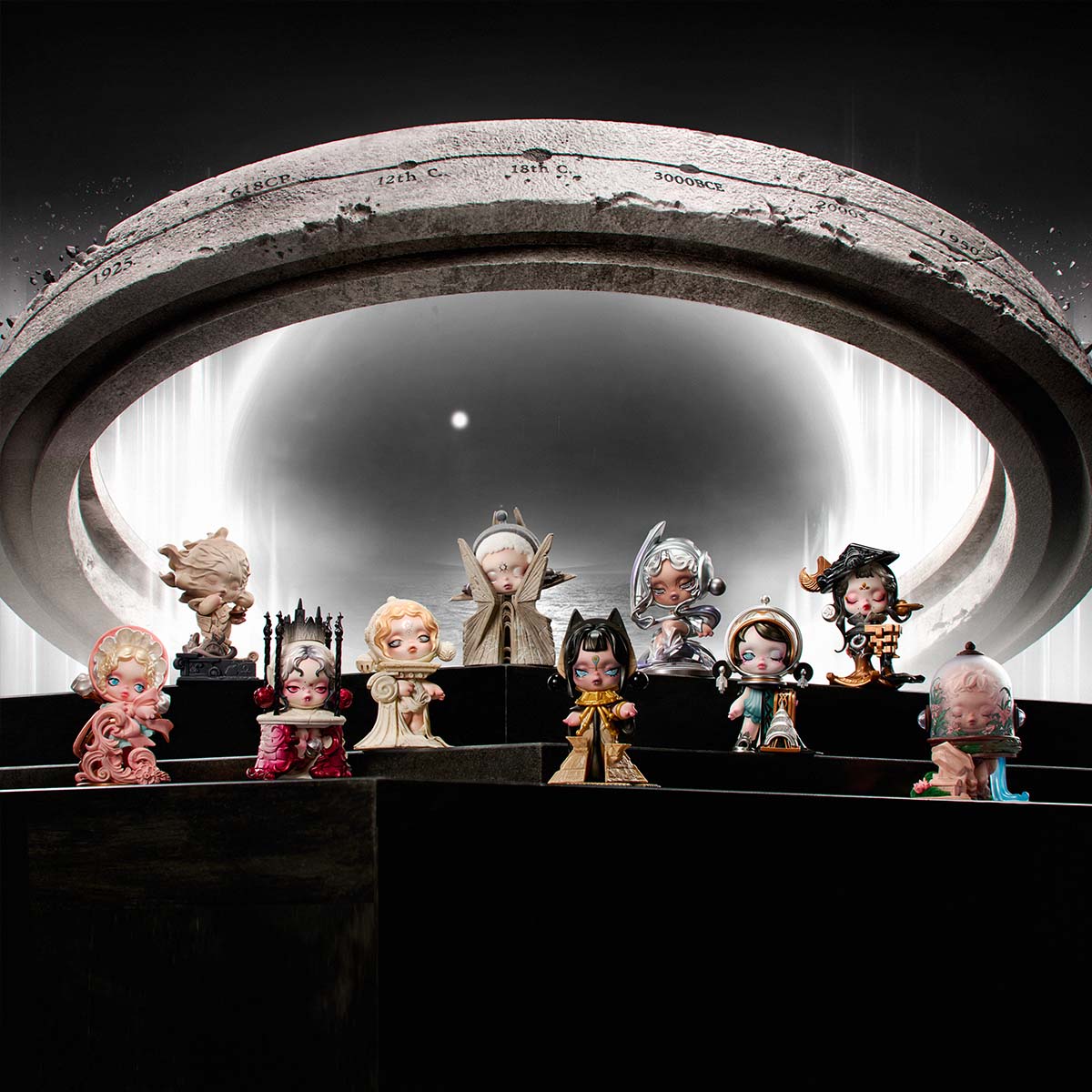 POP MART - SKULLPANDA Where Time Dwells Blind Box - KICKOMI