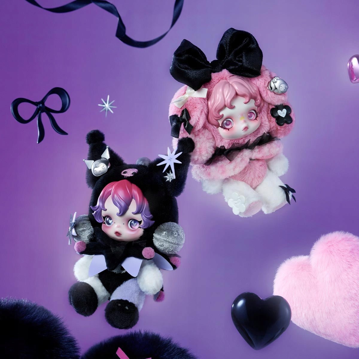 POP MART - SKULLPANDA x MY MELODY | Brelok - KICKOMI